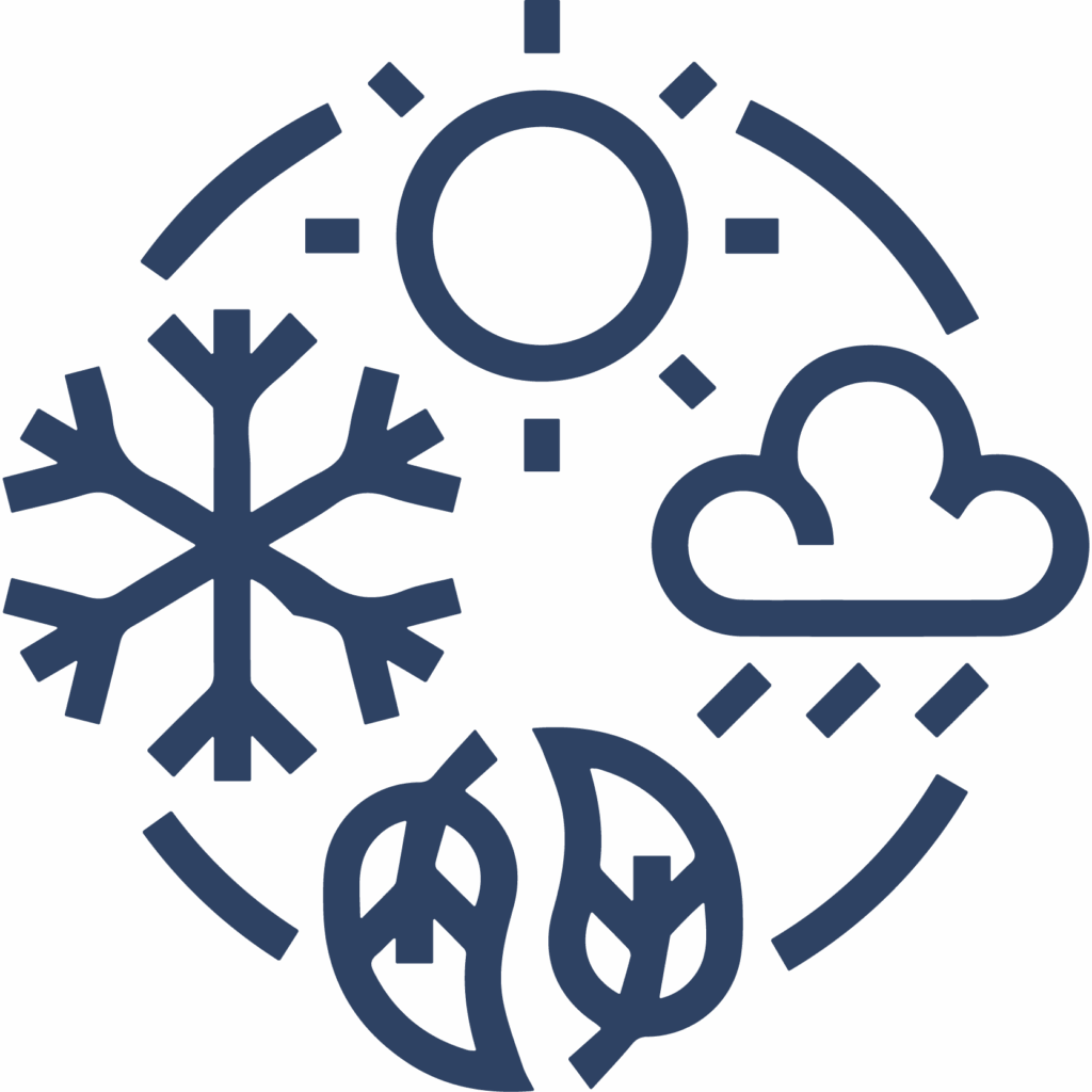 Logo del tiempo en azul