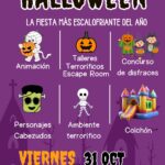 cartel hallowen ventas de zafarraya